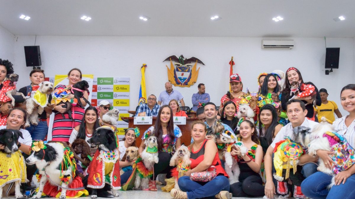 Las mascotas también tienen su programación de carnaval